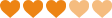 3 cœurs